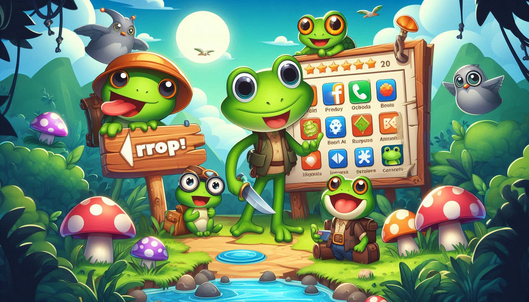 Play Frog Social Game